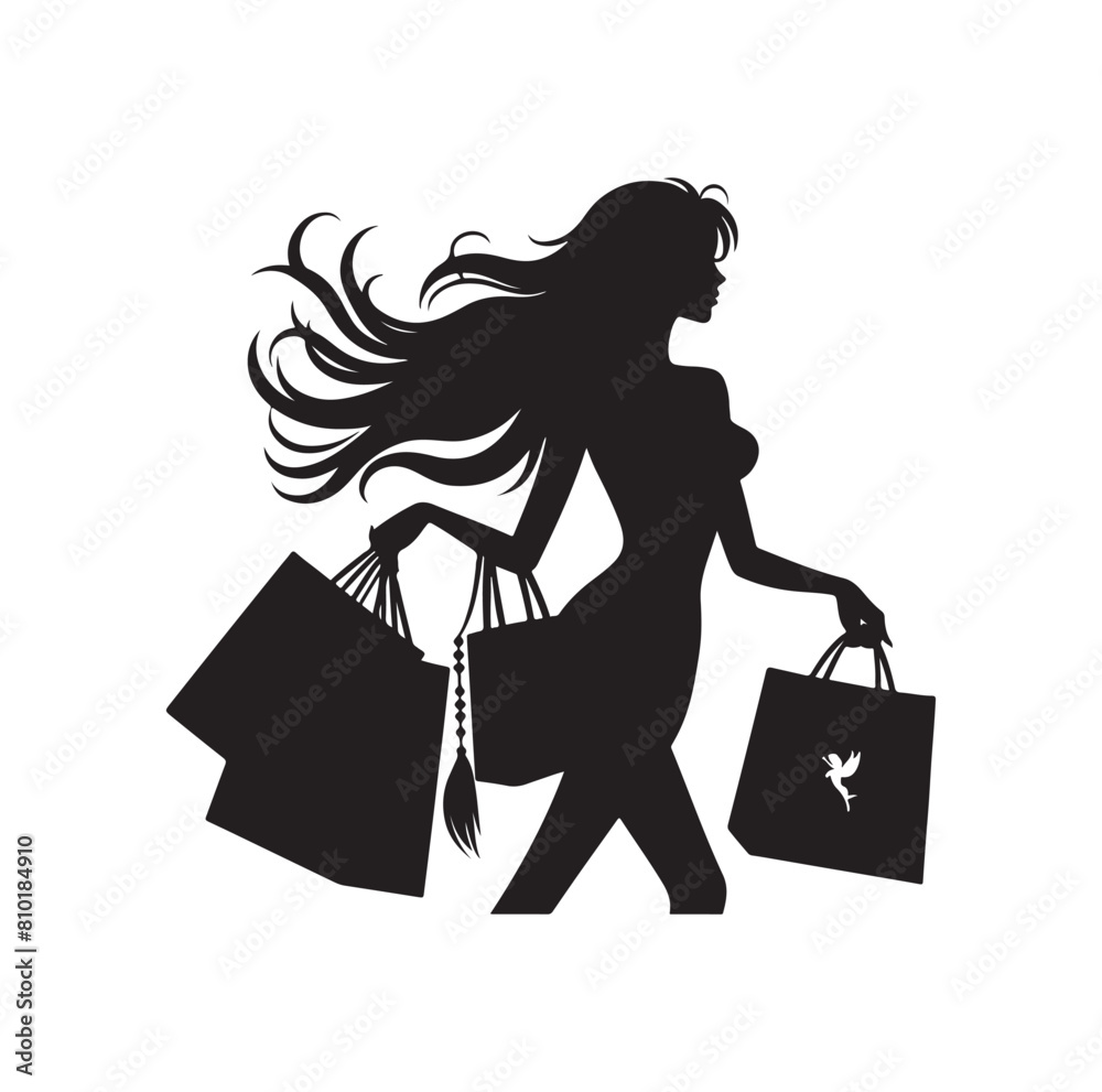 Shopping Girl vector illustration
silhouette style Shopping Girl vector illustration
silhouette style