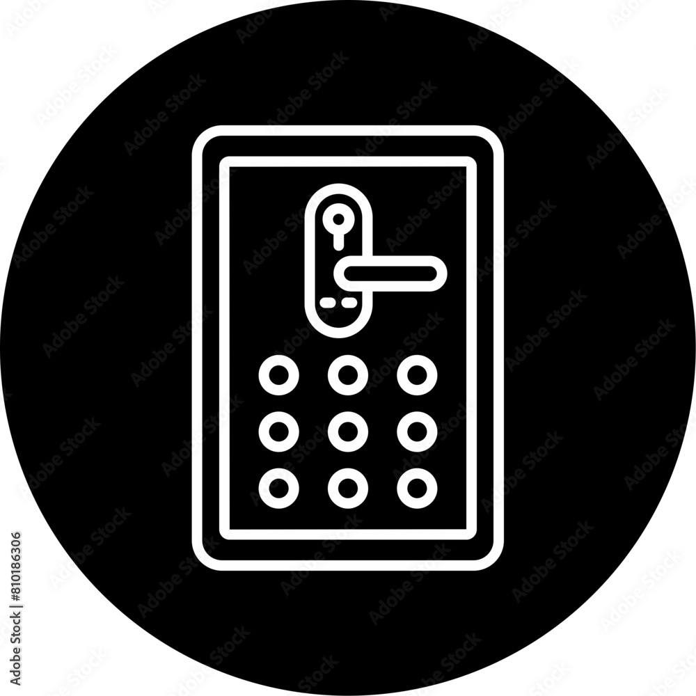 Smart Door Icon Smart Door Icon