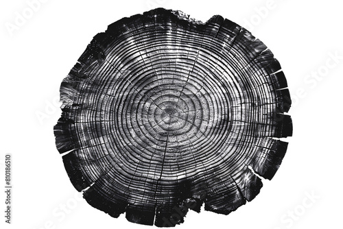 a close up of a tree stump photo