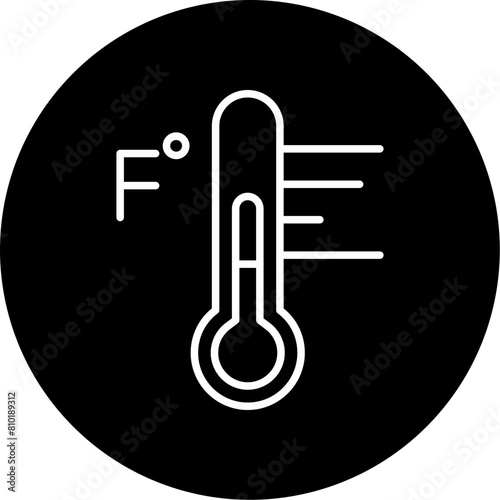 Fahrenheit Degrees Icon