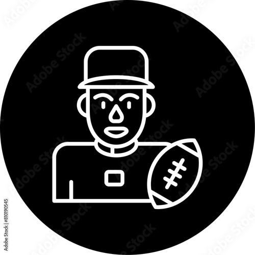 American Football Player Icon