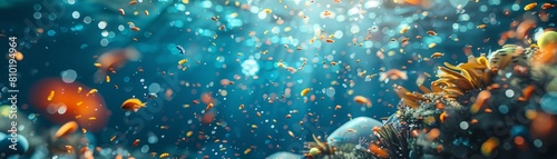 Underwater world full of vibrant coral and exotic fish.