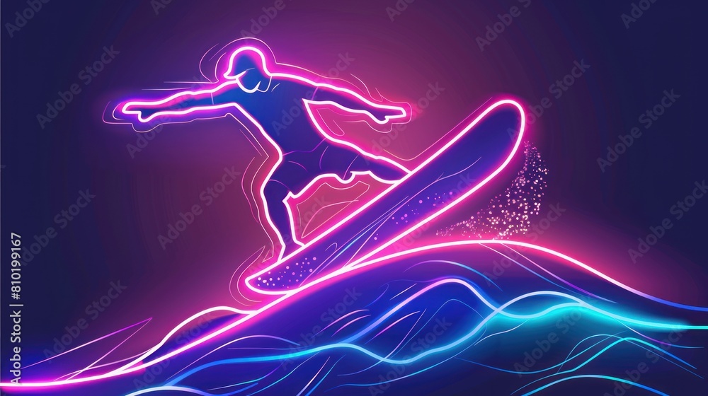 A man is riding a surfboard on a wave