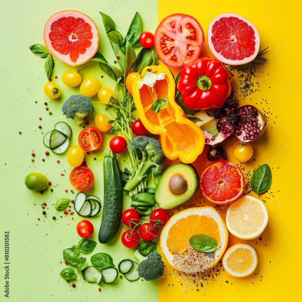 Showcase the benefits of a plantbased diet with a fresh, colorful banner that appeals to healthconscious individuals Showcase the benefits of a plantbased diet with a fresh, colorful banner that appeals to healthconscious individuals