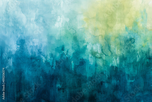 Watercolor Blue Painting Background