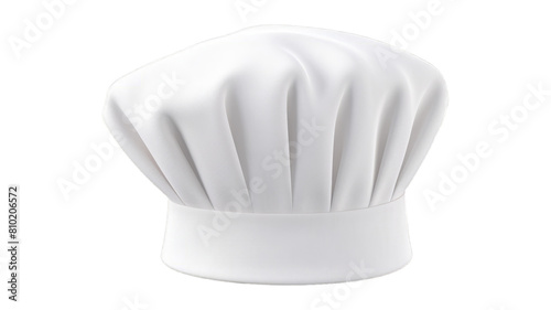 Chef Hat isolated on transparent png background. Generative ai
