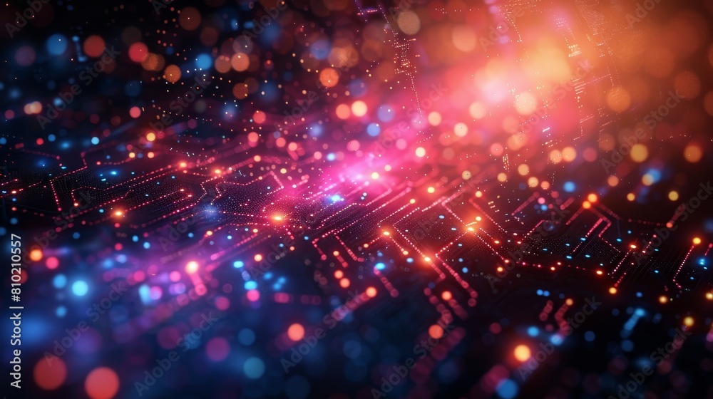 The abstract background of the IT roadmap is pink and blue with a pastel pink outline The abstract background of the IT roadmap is pink and blue with a pastel pink outline