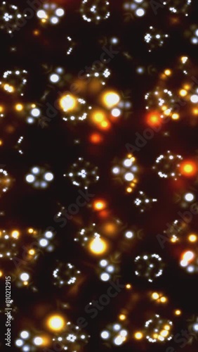 Animation Of Colorful particles  Background	 vertical video