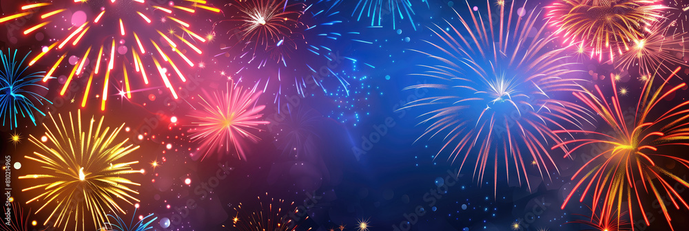 Abstract patriotic red, white and blue glitter sparkle background for celebrations, voting, July fireworks, memorials, labor day and elections