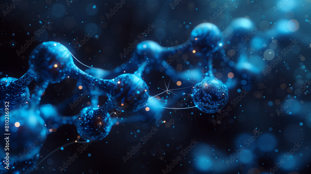 atoms in an enlarged size under a microscope in medicine atoms in an enlarged size under a microscope in medicine