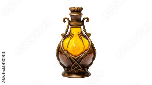 potion bottle isolated on transparent png background. Generative ai