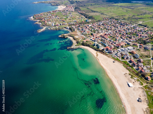 Black sea coast near village of Lozenets, Bulgaria photo