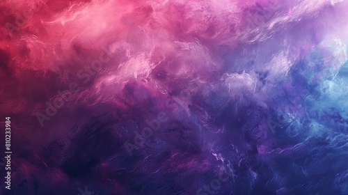 A colorful background with purple and blue clouds