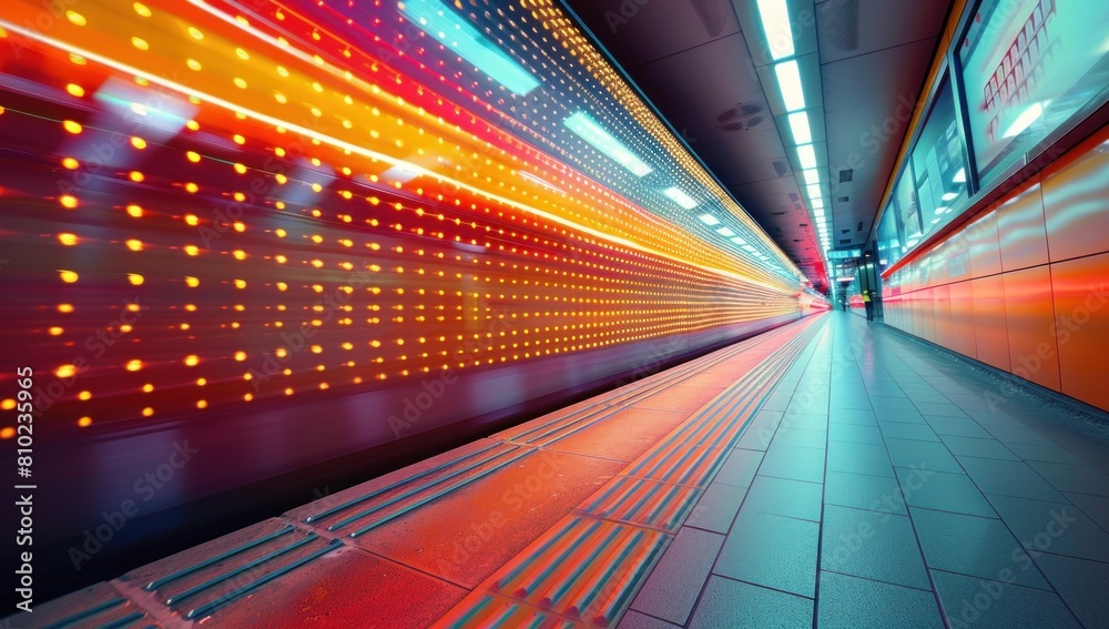 Incorporate motion blur into the image to create a sense of dynamism and energy around the solar panel fence. Incorporate motion blur into the image to create a sense of dynamism and energy around the solar panel fence.