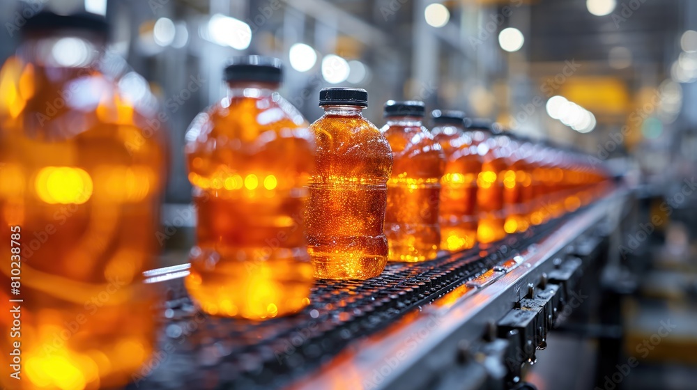Beverage factory interior. Created with Generative AI. Beverage factory interior. Created with Generative AI.