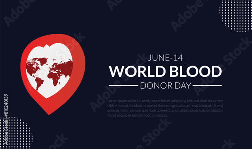 world blood donor day design templet 12 june