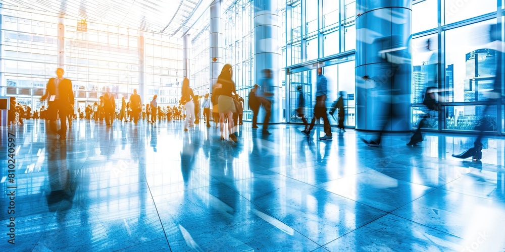 Website header with blurred silhouettes of businesspeople and colorful lighting through windows in the corporate office Website header with blurred silhouettes of businesspeople and colorful lighting through windows in the corporate office