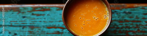 Liquid sunshine: droplets glisten, embodying the refreshing vitality and pure taste of orange juice photo