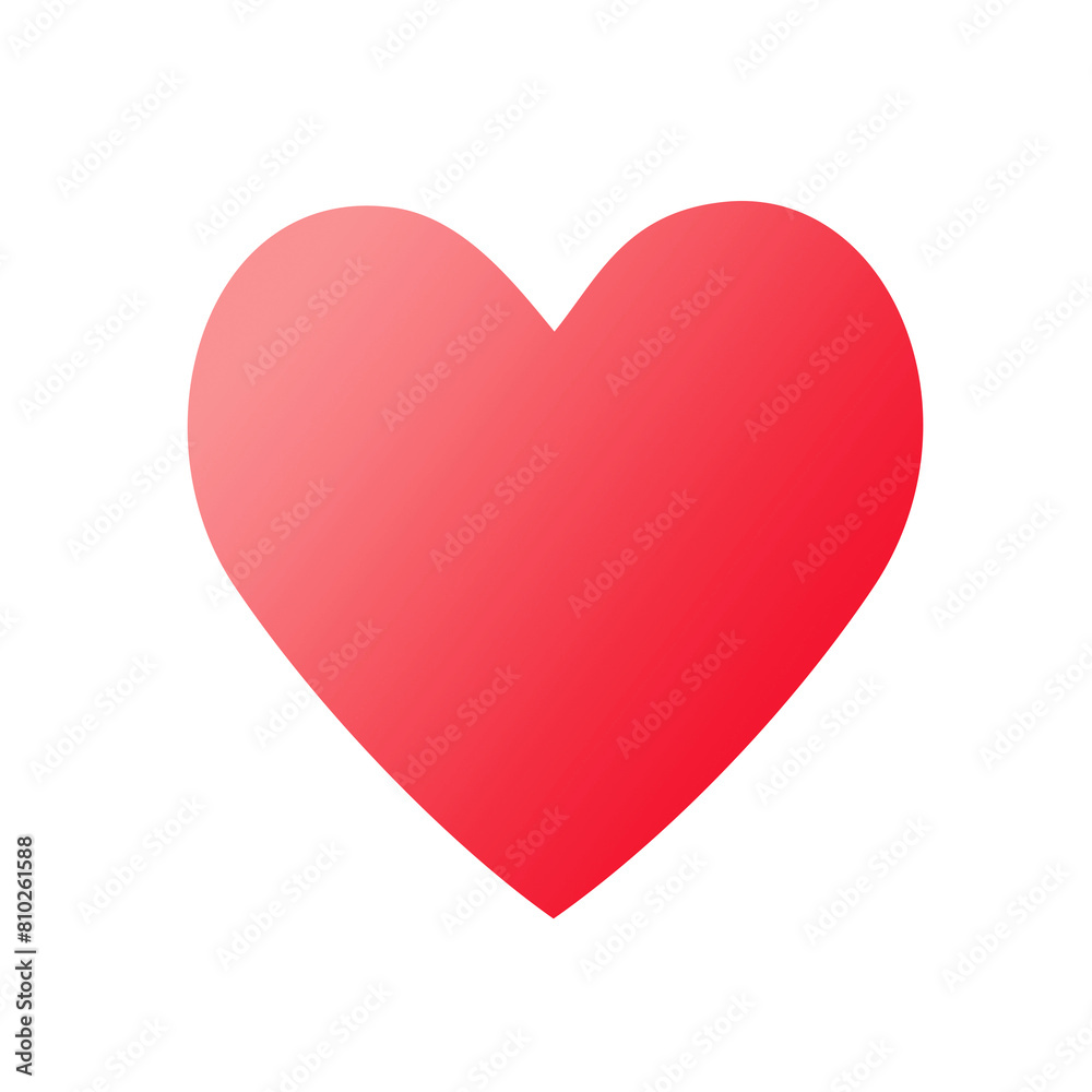 Instagram. Heart shape. Like icon. Social media icon.illustration.