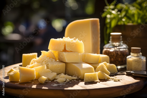 Tasty Grana Padano Cheese photo