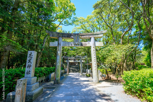 初夏の志式神社　福岡県福岡市　Shishiki Shrine in early summer. Fukuoka Pref, Fukuoka City.