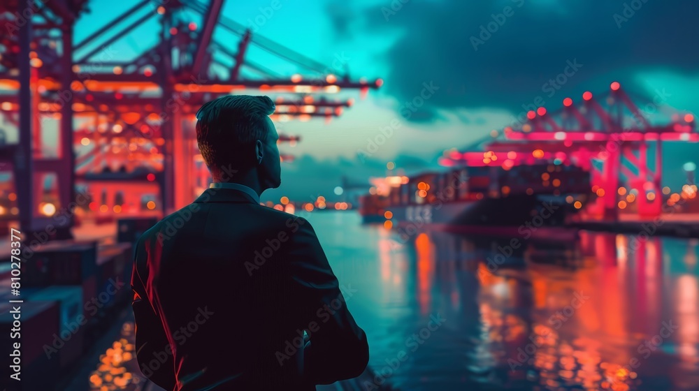 Business concept of an operations manager Business concept of an operations manager