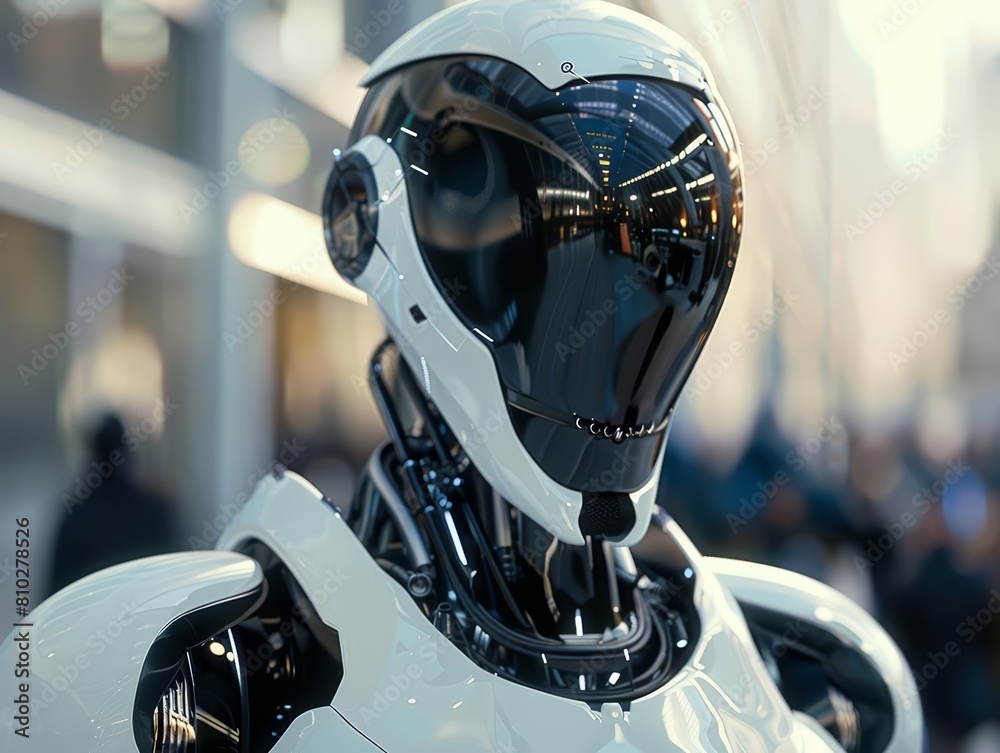 Charismatic concept of a businessman, reimagined as a robot negotiating in a futuristic marketplace, visualized in hitech styles, closeup cinematic sharpen Charismatic concept of a businessman, reimagined as a robot negotiating in a futuristic marketplace, visualized in hitech styles, closeup cinematic sharpen