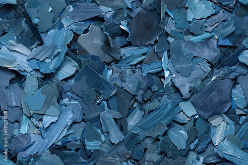 Blue Oil Paint Water Abstract Pattern Design, Seamless Texture Wallpaper