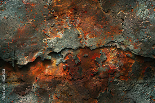 Aged Stone Grunge Vintage Rusty Wall Pattern, Seamless Abstract Texture