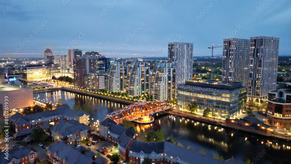 Salford Quays - Media City - Manchester - England - United Kingdom - Europe
