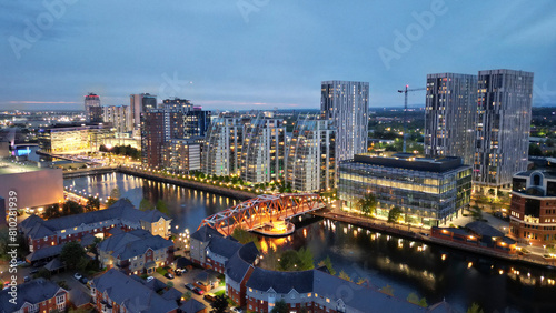 Salford Quays - Media City - Manchester - England - United Kingdom - Europe photo