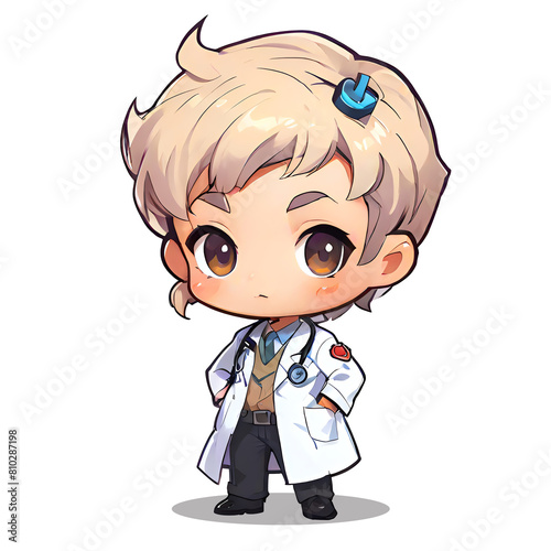 chibi doctor cartoon