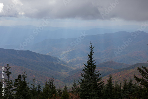 Smoky Mountains with low clouds © Allen Penton