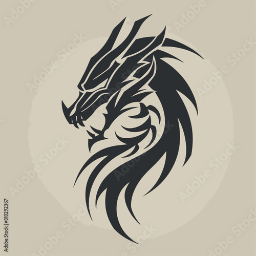 Dragon in cartoon  doodle style. Image for t-shirt  web  mobile apps and ui. Isolated 2d vector illustration in logo  icon  sketch style  Eps 10. AI Generative