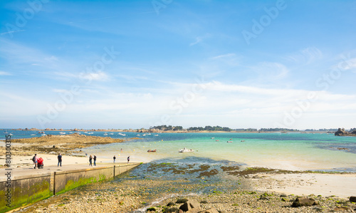 Magnifique paysage de mer en Bretagne - France