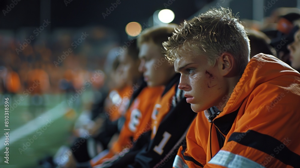 Frustrated Athlete With Injury Frustrated Athlete With Injury