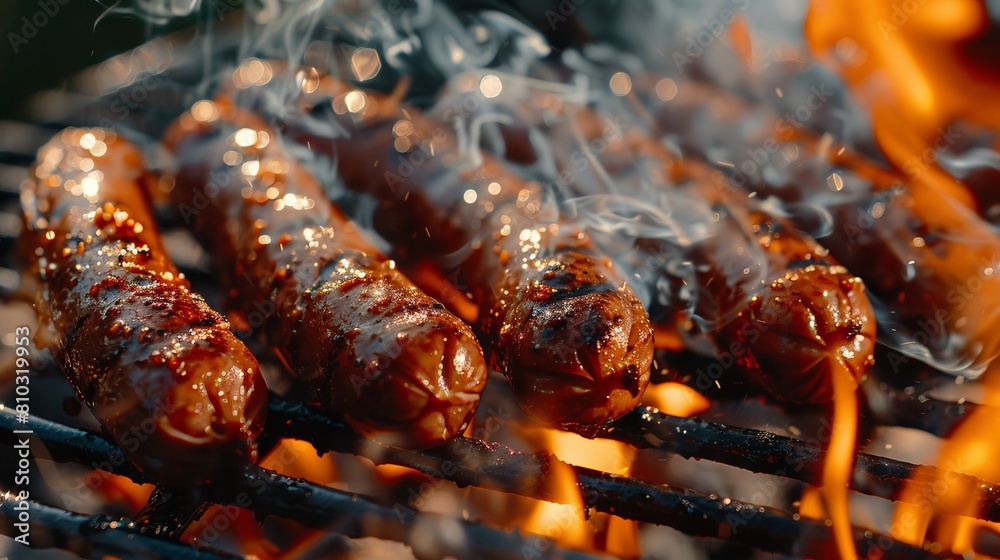 Sizzling Barbecue Sausages Sizzling Barbecue Sausages