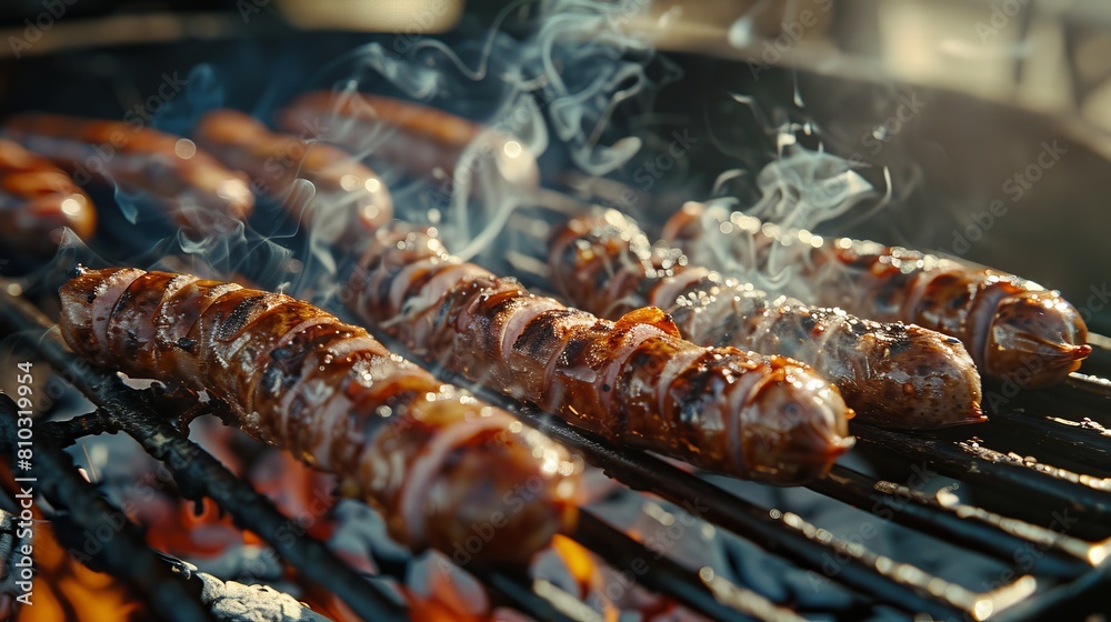 Sizzling Barbecue Sausages