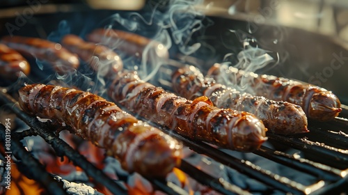 Sizzling Barbecue Sausages