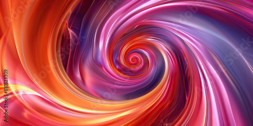 Wellness Whirl  Abstract Spiral Design Symbolizing Progress and Transformation in Health