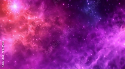 A colorful animated space nebula background Created with some elements made