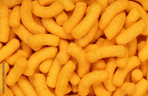 Obraz na plátně Cheese Puff Crisps/Chips
