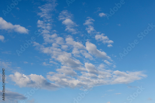 Beautiful Blue Sky  Clouds sky scape for photographic backkground or sky replacement 