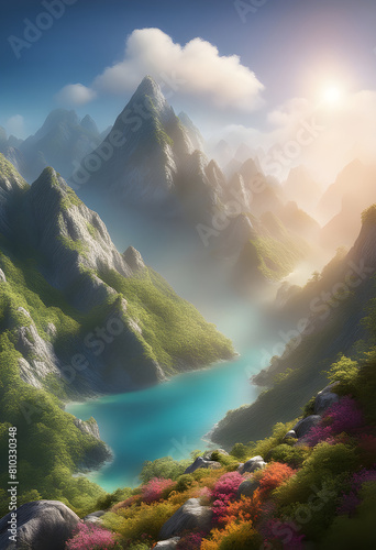 view from the top of mountain