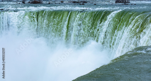 Close up view over Niagara Falls in Canada - travel photography