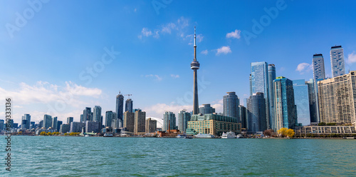 Panoramic view over the skyline of Toronto - travel photography