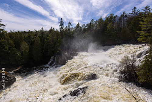 National Park of Plaisance Quebec with its impressive waterfalls - travel photography