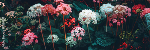 Diverse Bloom of Umbelliferous Plants in their Natural Habitat photo