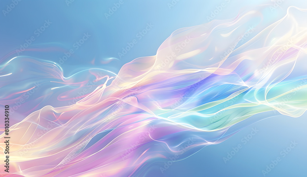 The sky resembles a rainbow with wisps of smoke, blending with water resources and creating a purpleviolet hue in the natural landscape