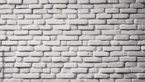 User white brick wall, background texture